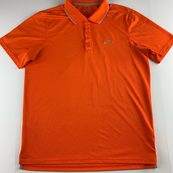 Oakley Other - Oakley Orange Golf Polo Short Sleeve Shirt
